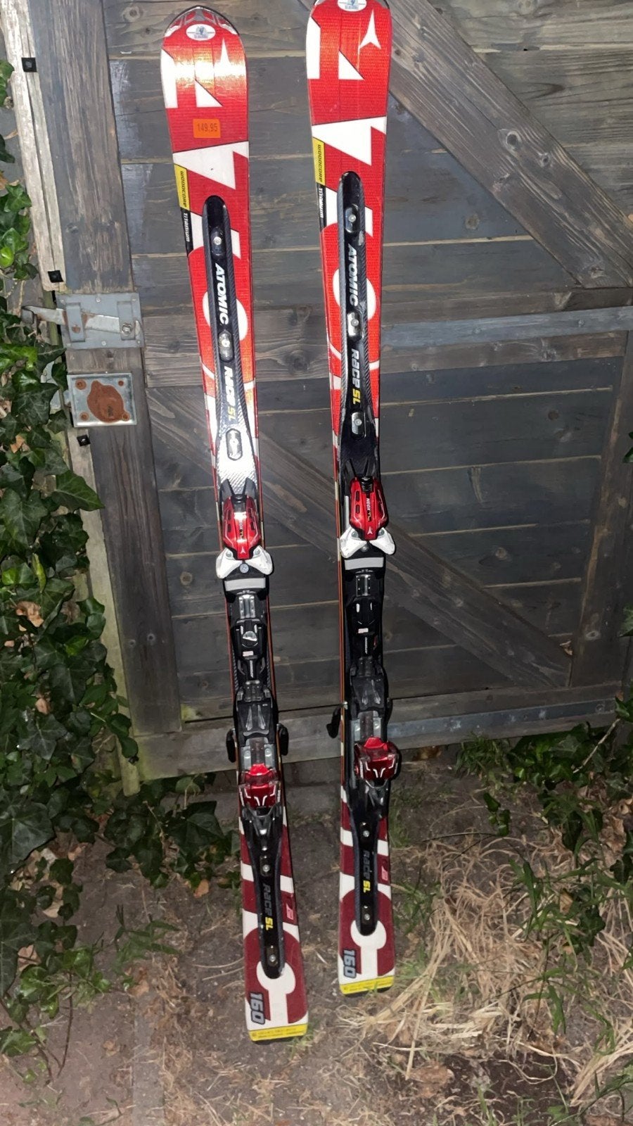 Atomic Race SL 160 cm ski's - Zo goed als nieuw, Ophalen of Verzenden