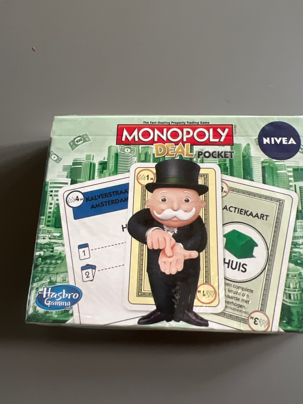 Monopoly Deal Pocket - Compact Kaartspel, Een of twee spelers, Ophalen of Verzenden, Zo goed als nieuw, Reisspel
