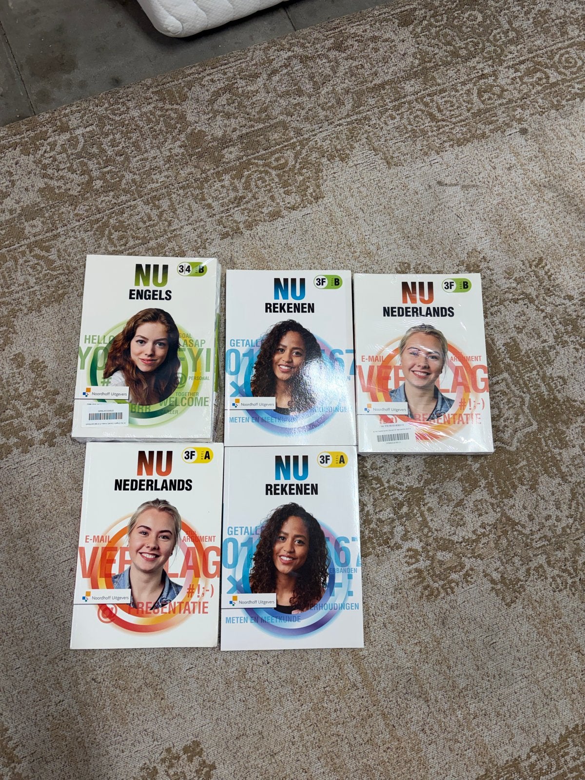 NU Engels, Nederlands, Rekenen 3F B en 3F A - Nieuw, Ophalen, Nieuw, MBO