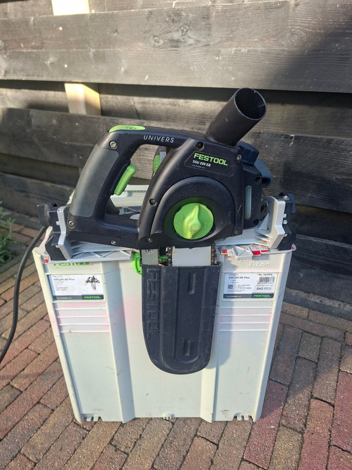 Festool zwaartzaag SSU 200 EB Plus, zo goed als nieuw, Doe-het-zelf en Verbouw, Gereedschap | Zaagmachines, Ophalen of Verzenden