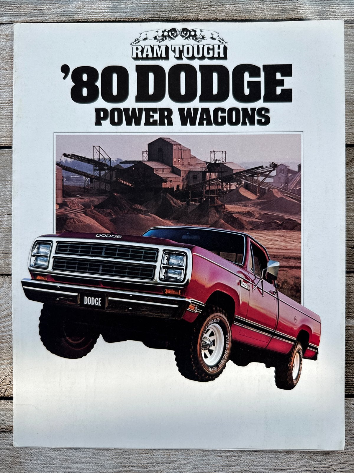 Dodge RAM Power Wagons brochure uit 1980 - 6 pagina's, Ophalen of Verzenden, Zo goed als nieuw, Overige merken