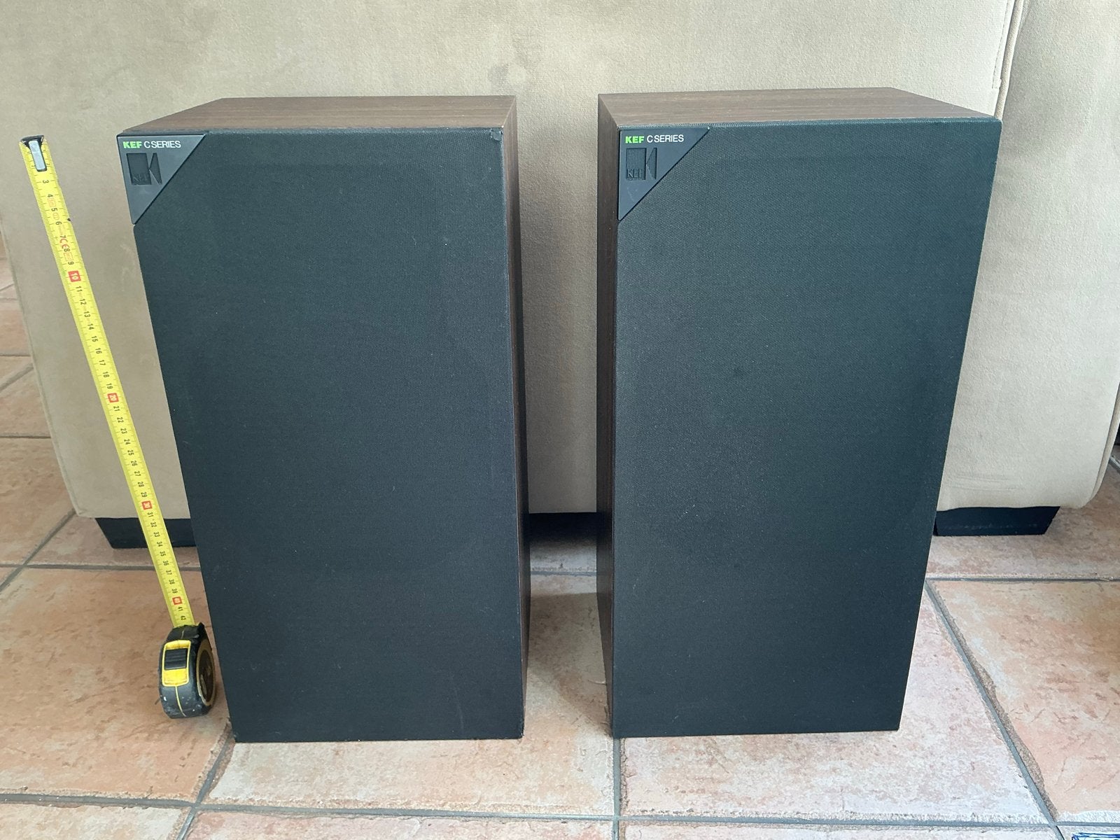 KEF C Series Boekenplank Luidsprekers - Vintage Geluid, Audio, Tv en Foto, Ophalen, Gebruikt, KEF, Minder dan 60 watt