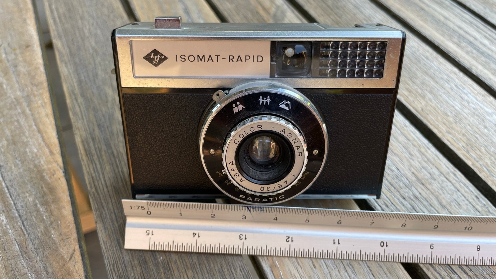 Agfa Isomat-Rapid camera - Vintage compact camera, Ophalen, Gebruikt, Compact, Overige Merken