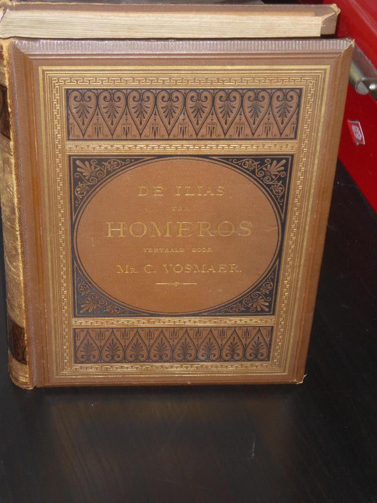 DE ILIAS VAN HOMEROS VERTAALD DOOR MR. C. VOSMAER (1880), Antiek en Kunst, Antiek | Boeken en Bijbels, Verzenden, HOMEROS