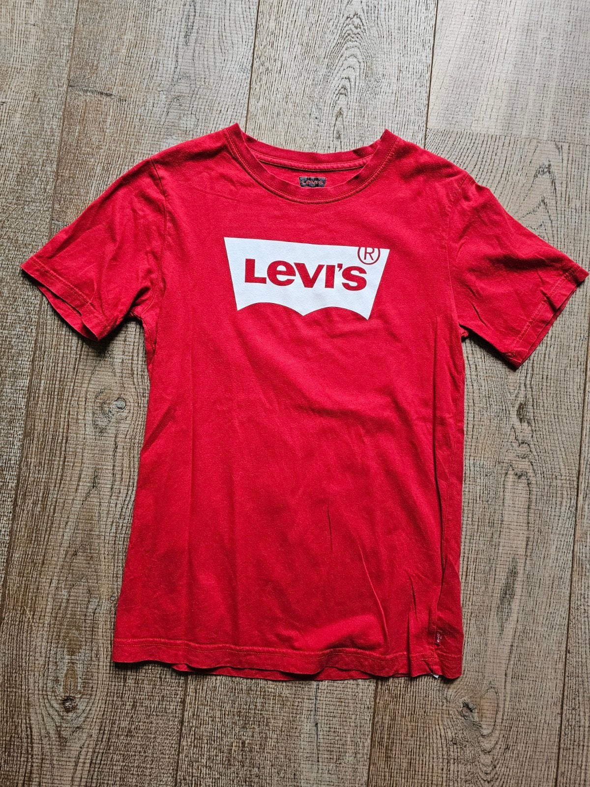 Levi's shirt rood, mt 164 / 14A, Kinderen en Baby's, Ophalen of Verzenden, Zo goed als nieuw, Shirt of Longsleeve, Levi's