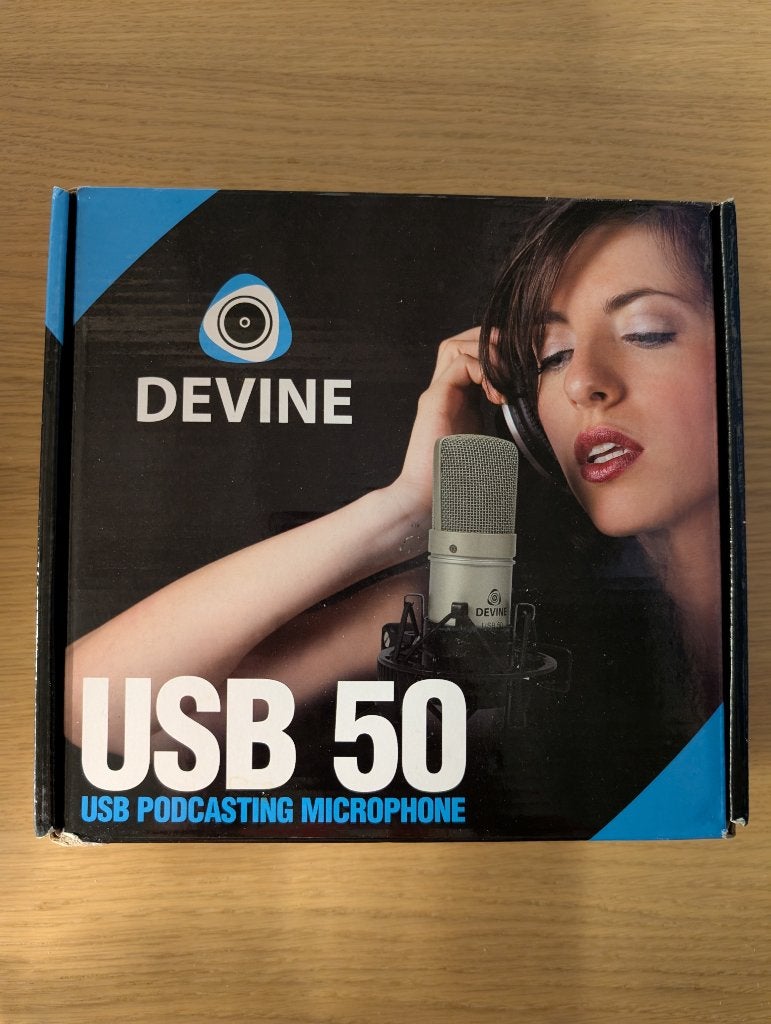 Devine USB 50 Podcasting Microphone – USB microfoon, Ophalen of Verzenden, Zo goed als nieuw, Studiomicrofoon