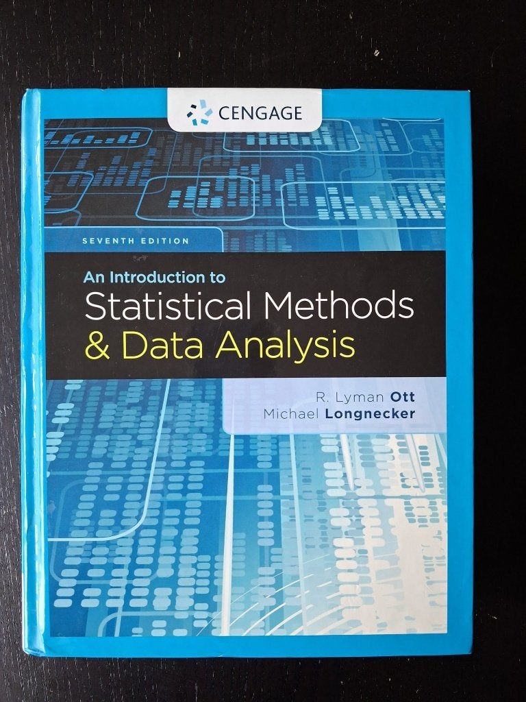 An introduction to Statistical Methods & Data Analysis, Boeken, Ophalen of Verzenden, Beta, Zo goed als nieuw, WO