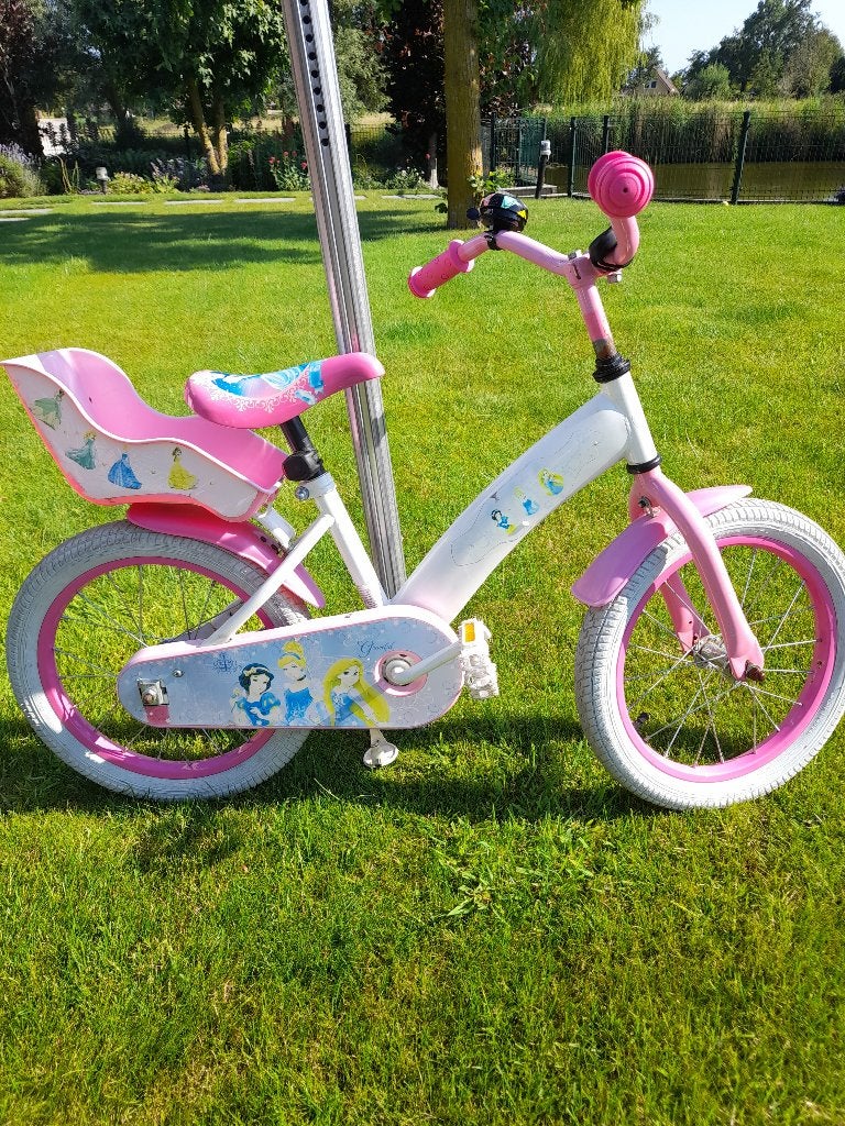 leuke roze meisjesfiets incl. zijwieltjes 16 inch. terugtrap, Overige merken, Terugtraprem, Zijwieltjes, Ophalen of Verzenden