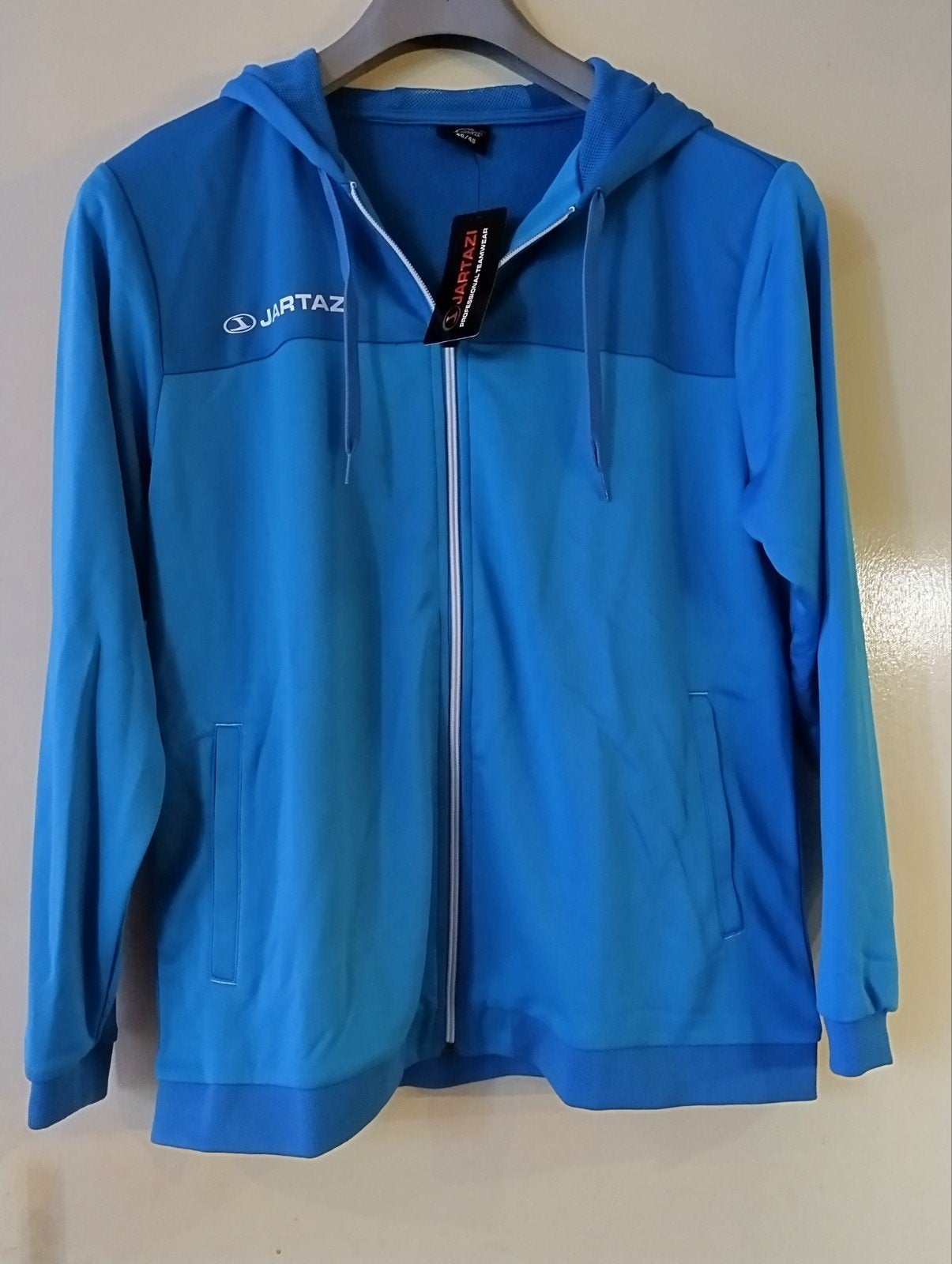 Dames Full Zip Hooded Sweater - Maat 46/48 - Blauw, Jartazi, Blauw, Maat 46/48 (XL) of groter, Nieuw