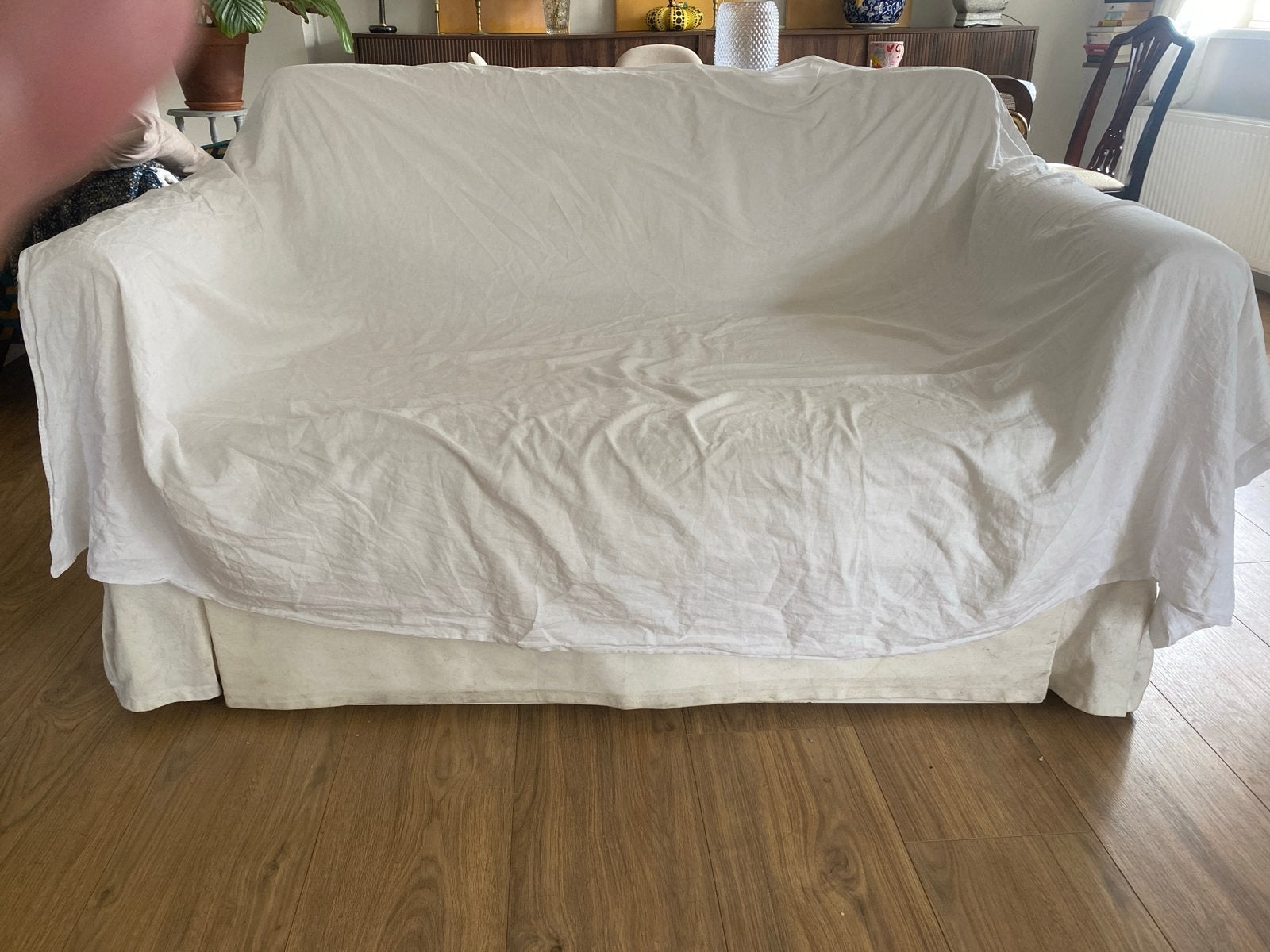 IKEA Hagalund 2-zits slaapbank - hoes moet vervangen, Huis en Inrichting, Banken | Bankstellen, Gebruikt, 150 tot 200 cm, Tweepersoons