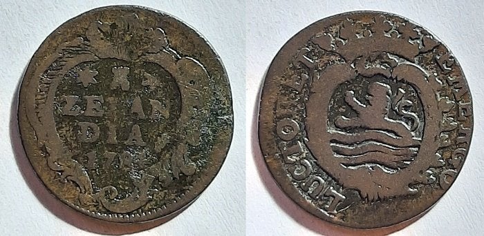 Zeeland duit 1784, Postzegels en Munten, Munten | Nederland, Verzenden, Vóór koninkrijk, Overige waardes