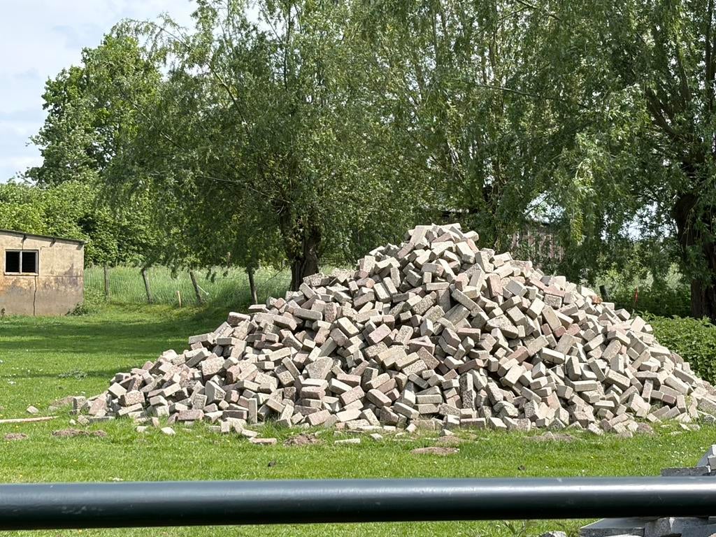 Beton klinkers +- 150/200 m2, Ophalen, Zo goed als nieuw, Overige typen