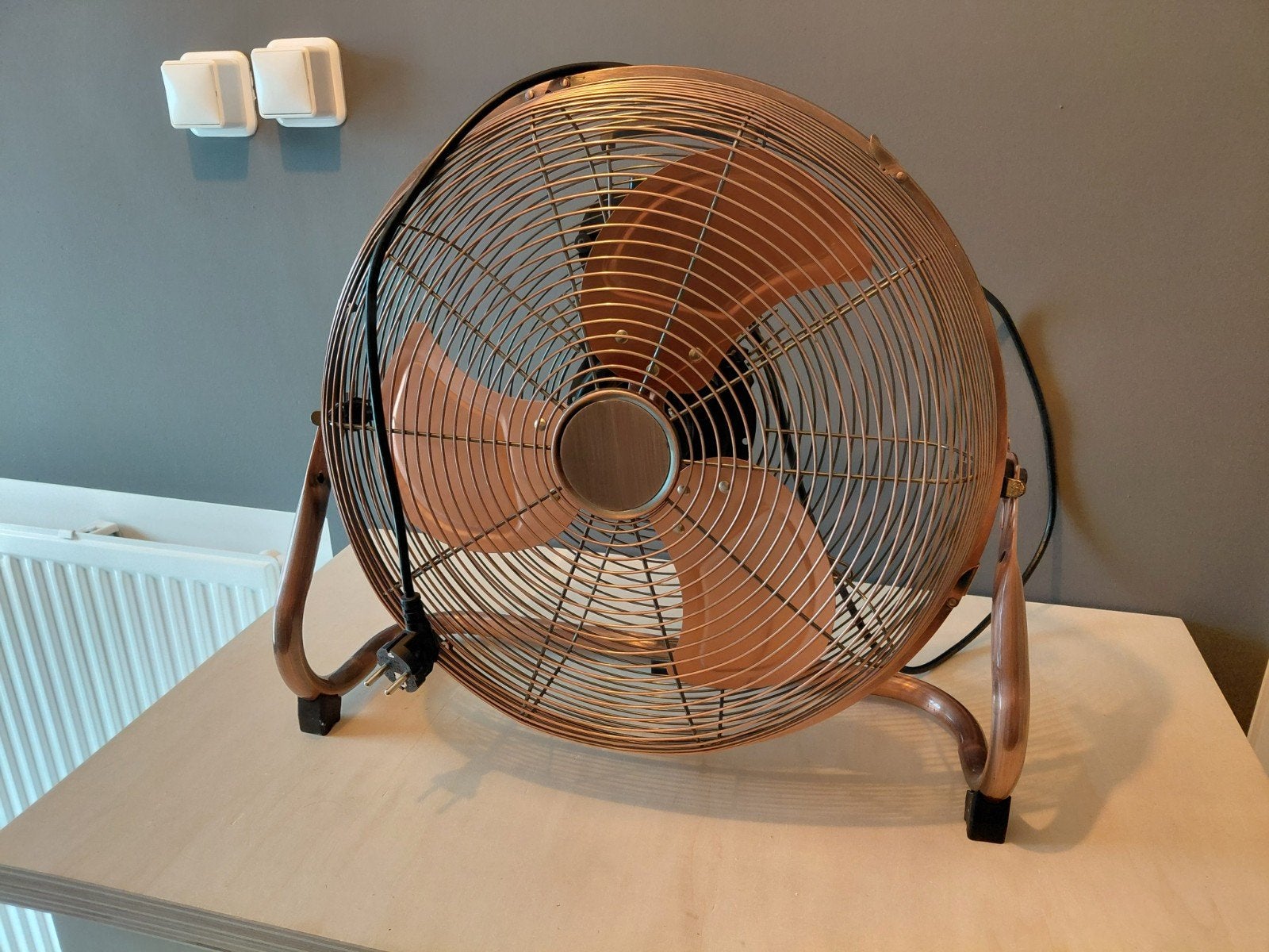 Vloer Ventilator 40cm Diameter, Ophalen of Verzenden, Gebruikt, Vloerventilator