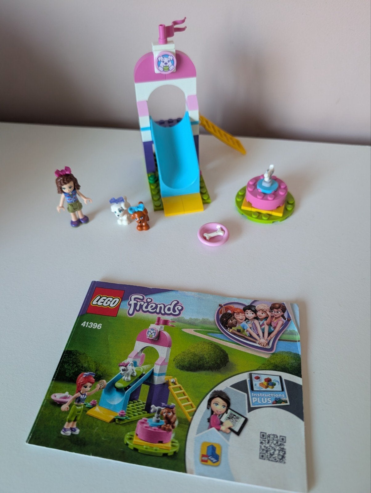 LEGO Friends 41396 Puppy Speeltuin (skateboard ontbreekt), Ophalen of Verzenden, Gebruikt, Overige merken