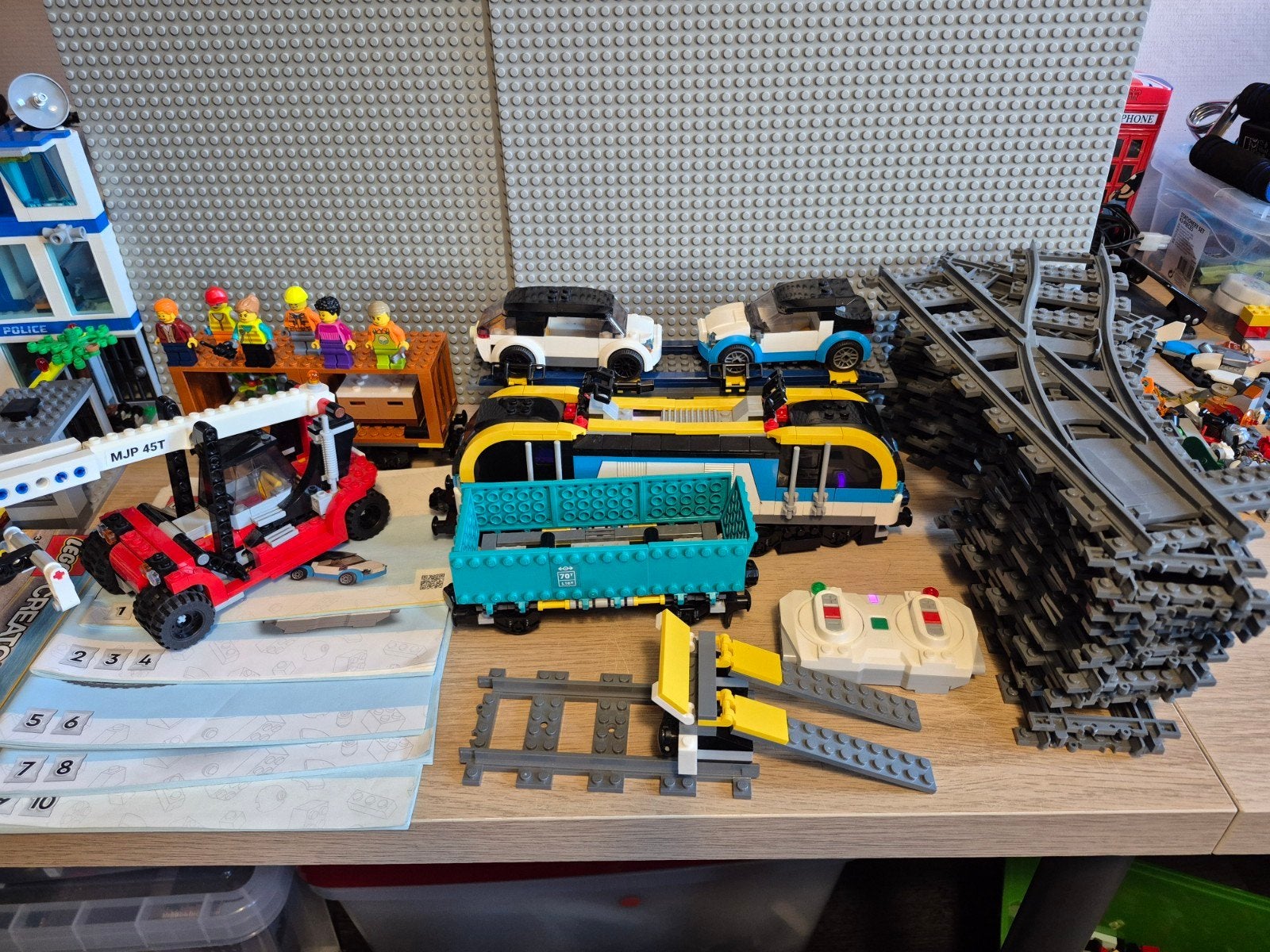 Lego 60336 Treinbaan met veel extra rails., Ophalen of Verzenden, Zo goed als nieuw