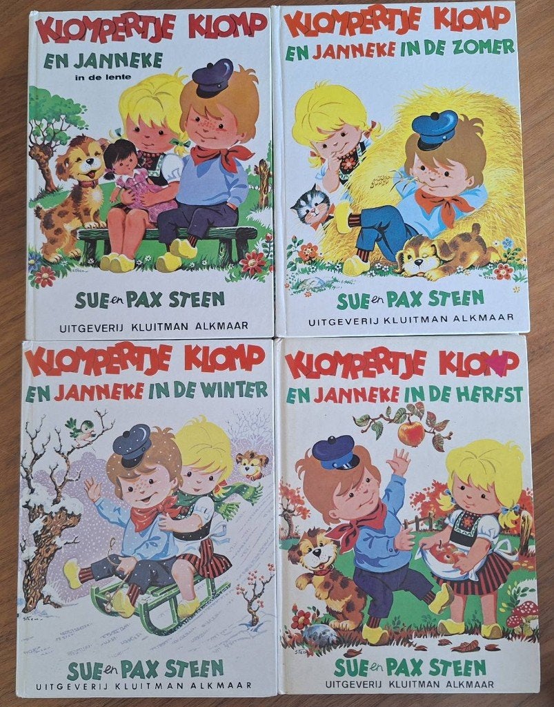 Klompertje Klomp en Janneke, Ophalen of Verzenden, Zo goed als nieuw, Sue en Pax Steen, Fictie algemeen
