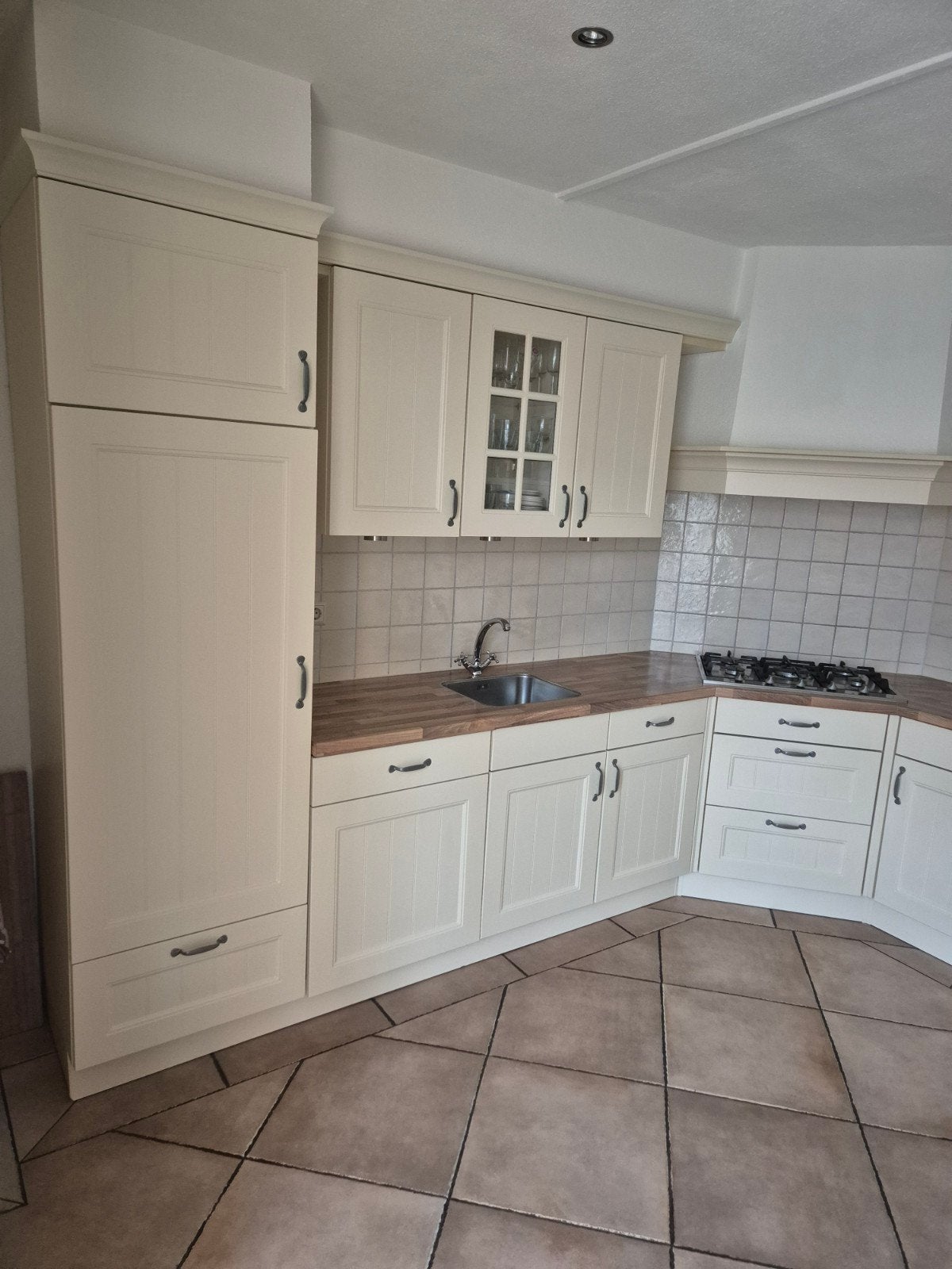 Keuken (excl. vaatwasser/magnetron), Ophalen, Gebruikt, Hoekkeuken, Hout