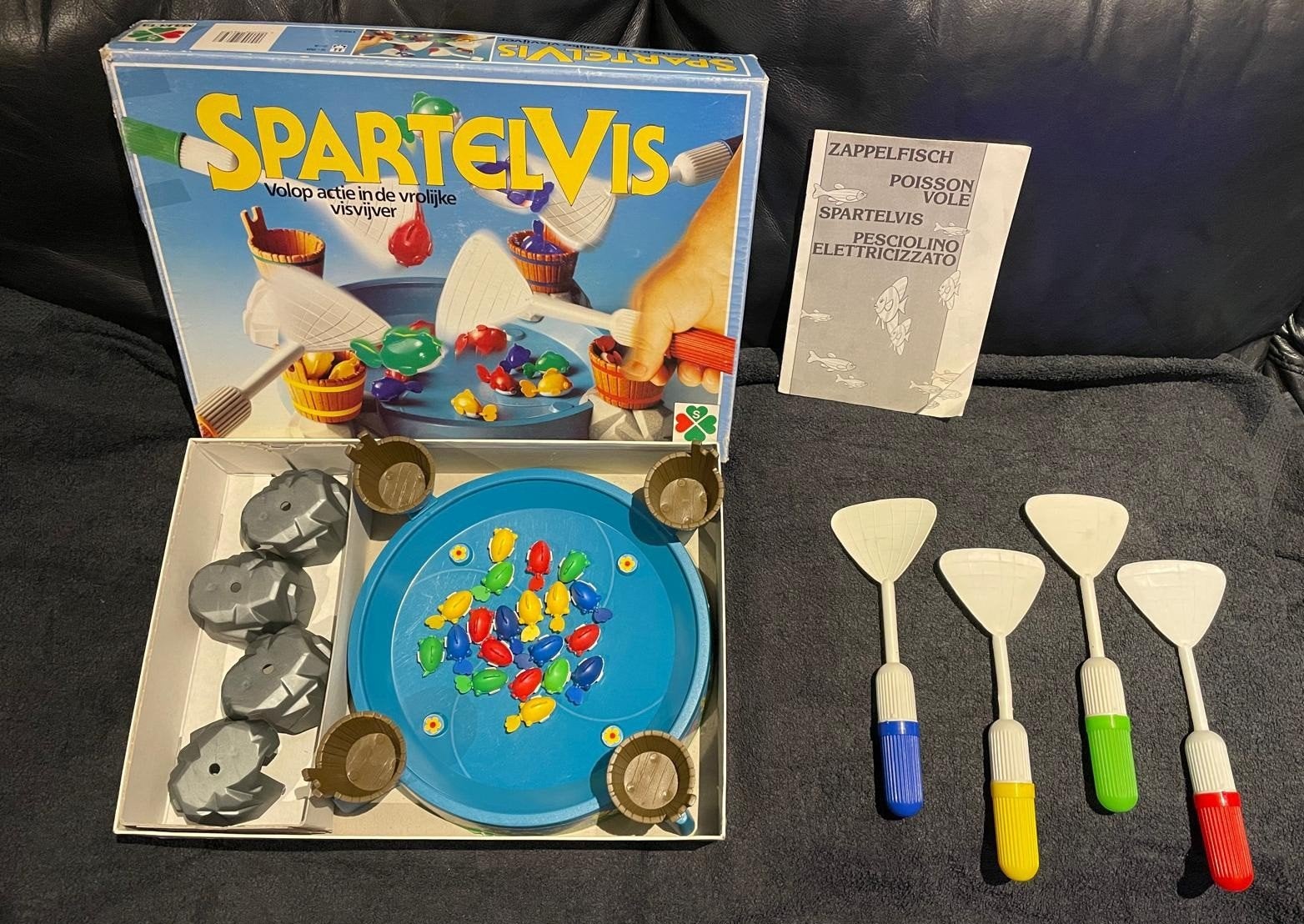 Spartelvis Gezelschapsspel Volop actie vrolijke visvijver, Drie of vier spelers, Verzenden, Selecta