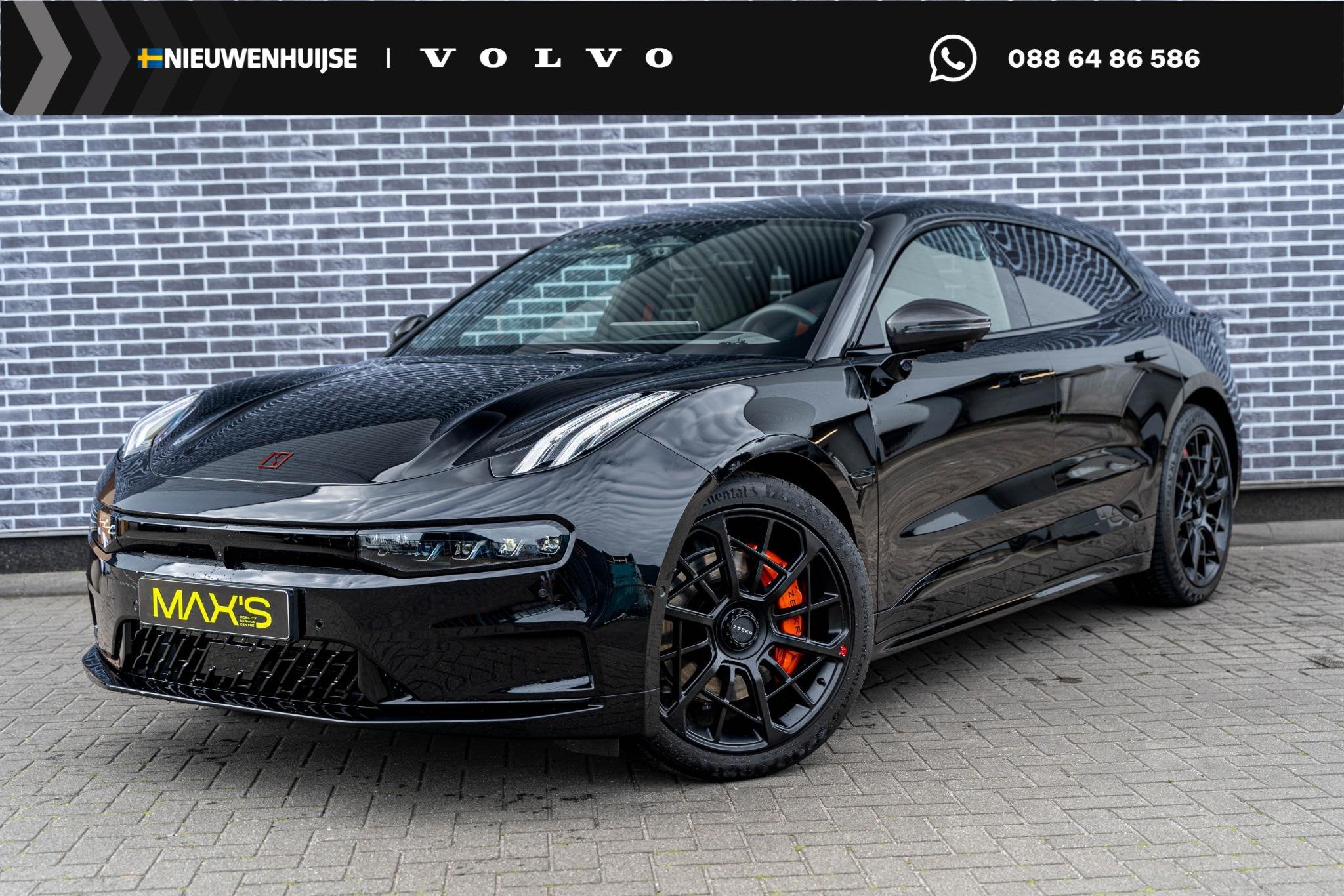 ZEEKR 001 AWD Sport Edition 100 kWh | Stoelventilatie | Stoe, 12 maanden, 585 km, 545 pk, Zwart