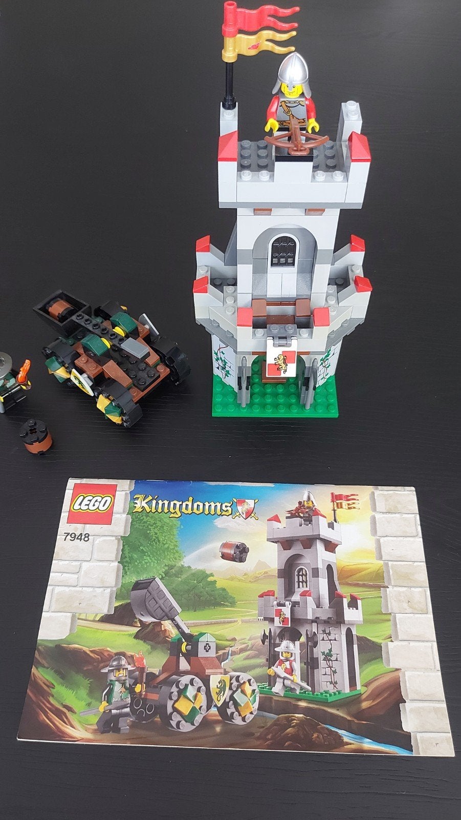 Lego Kingdoms 7948: Kasteel belegeringsmachine, Gebruikt, Lego, Overige typen, Compleet