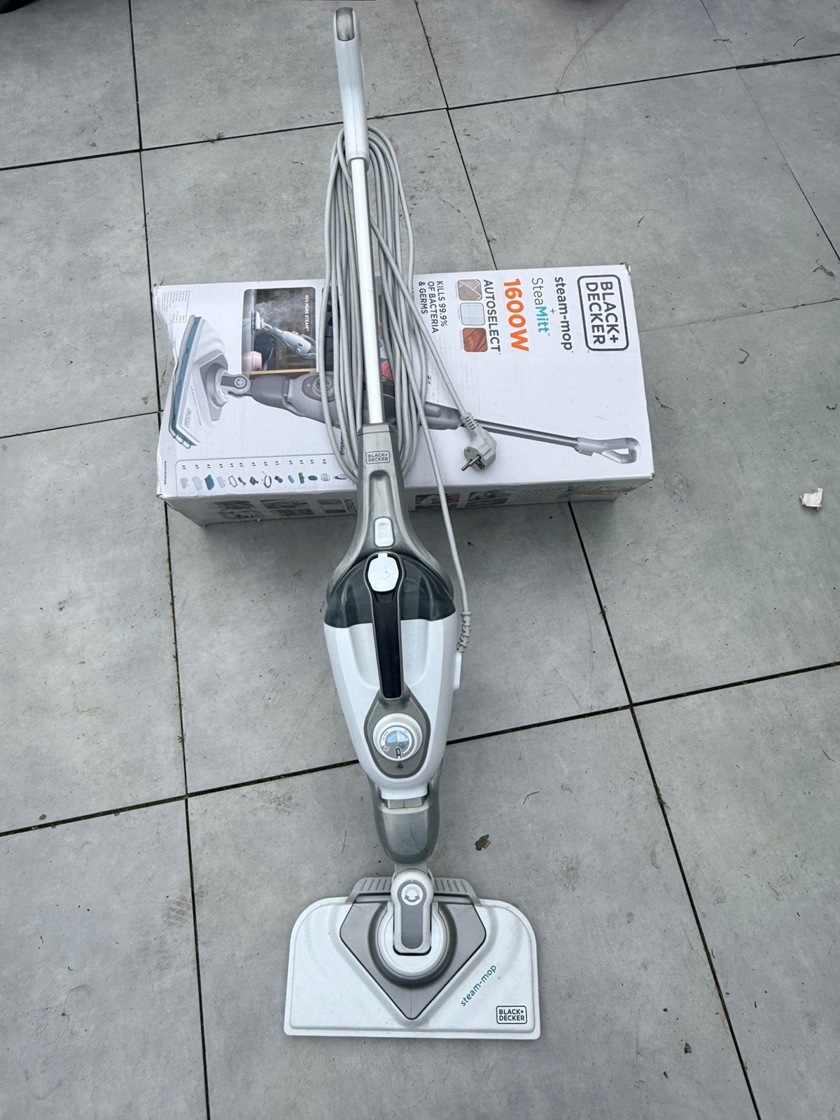 Stoommop Black&Decker, Ophalen, Zo goed als nieuw, Stoomreiniger
