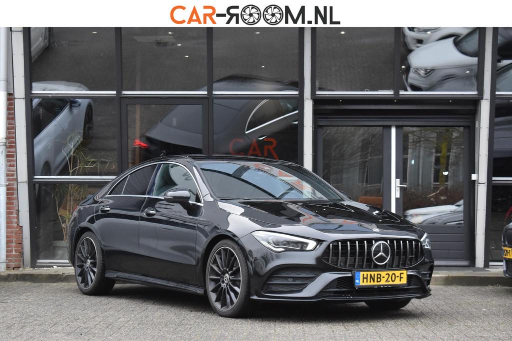 Mercedes-Benz CLA-klasse 250 AMG Lane ACC Camera CLA 45 Pakk, Gebruikt, 4 cilinders, Leder en Stof, Zwart
