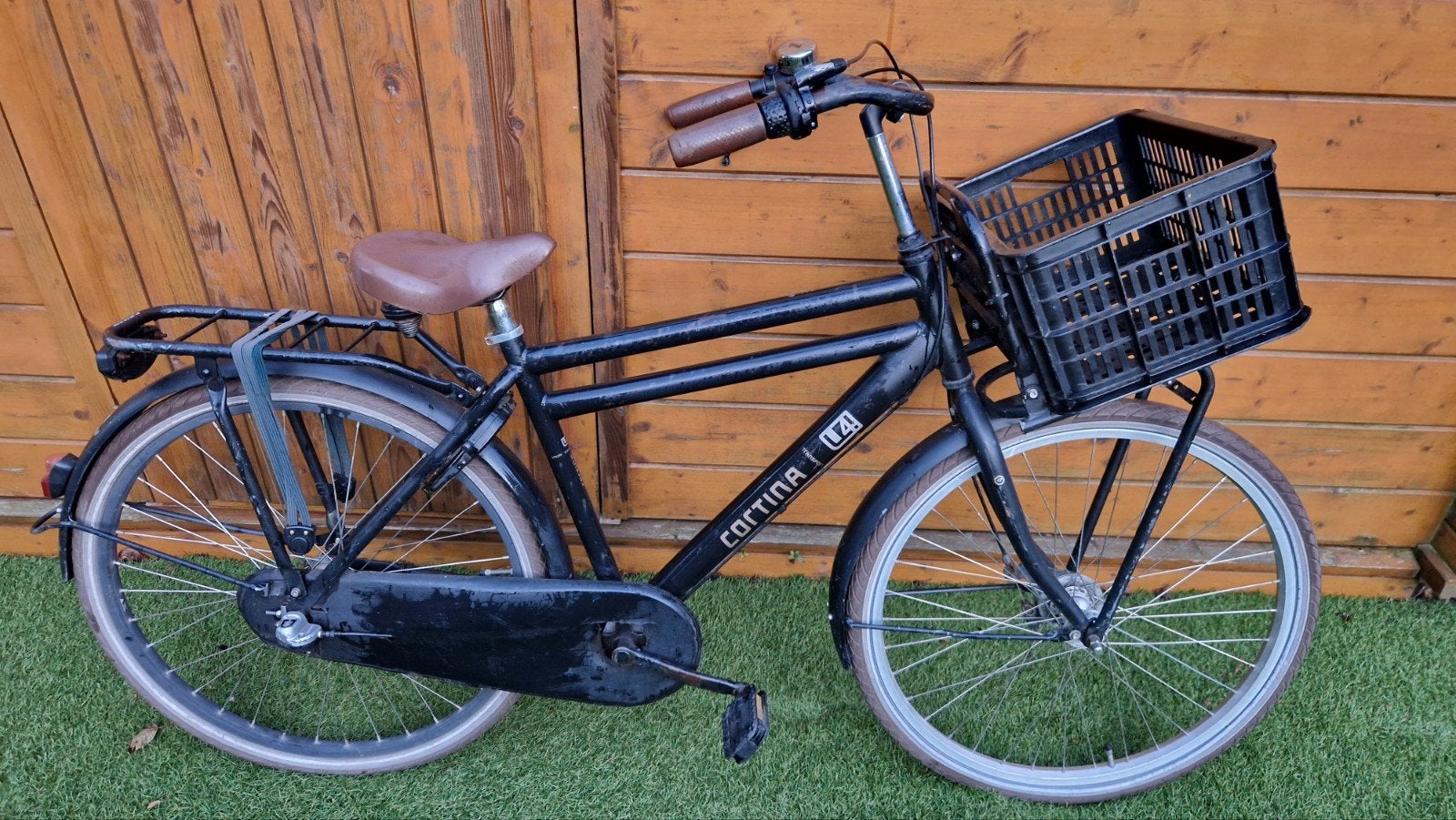 Cortina jongensfiets transportfiets 26 inch, Terugtraprem, Gebruikt, Versnellingen, Cortina
