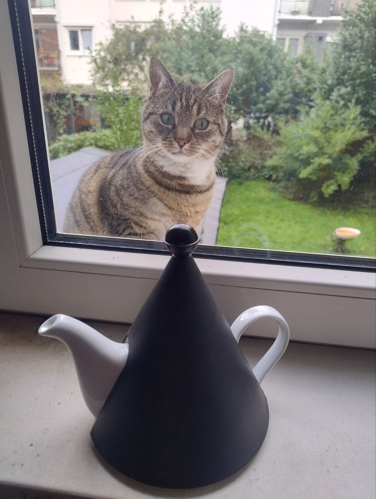 🔴 Puur postmodern design theepot, Ophalen of Verzenden, Overige stijlen, Overige typen
