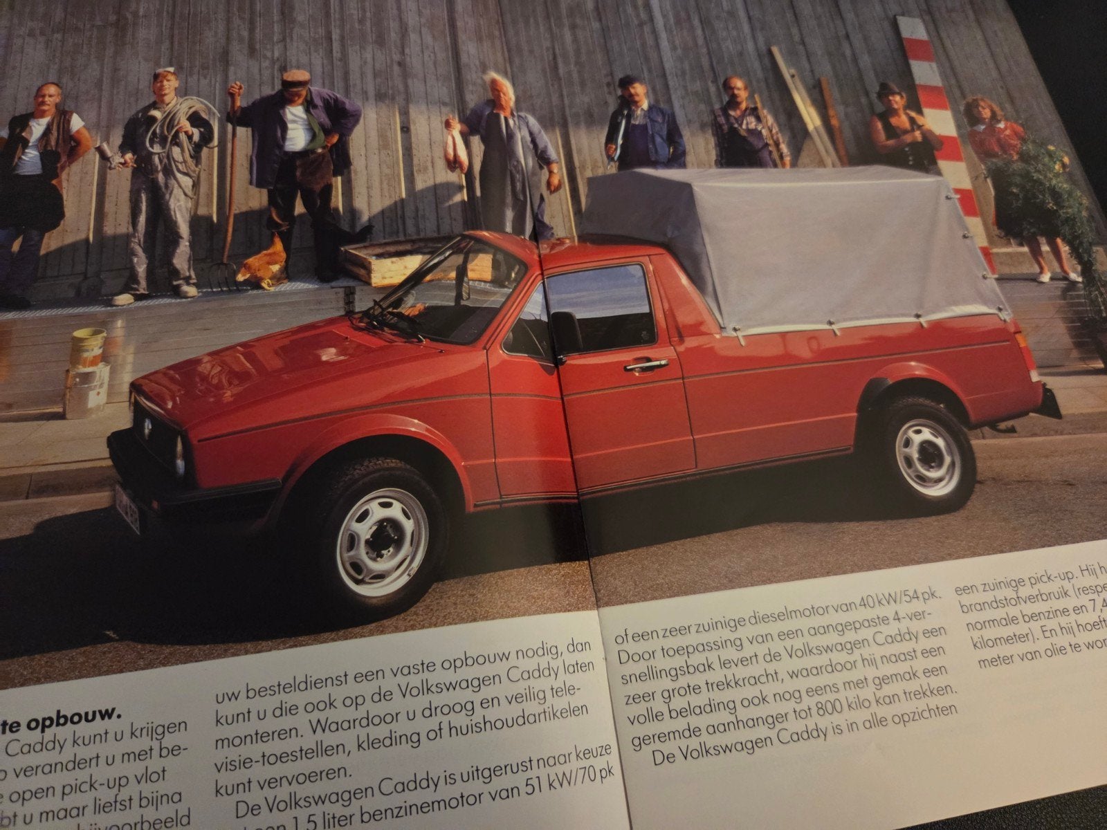 Brochure Volkswagen Caddy 1983, Ophalen of Verzenden, Zo goed als nieuw, Volkswagen
