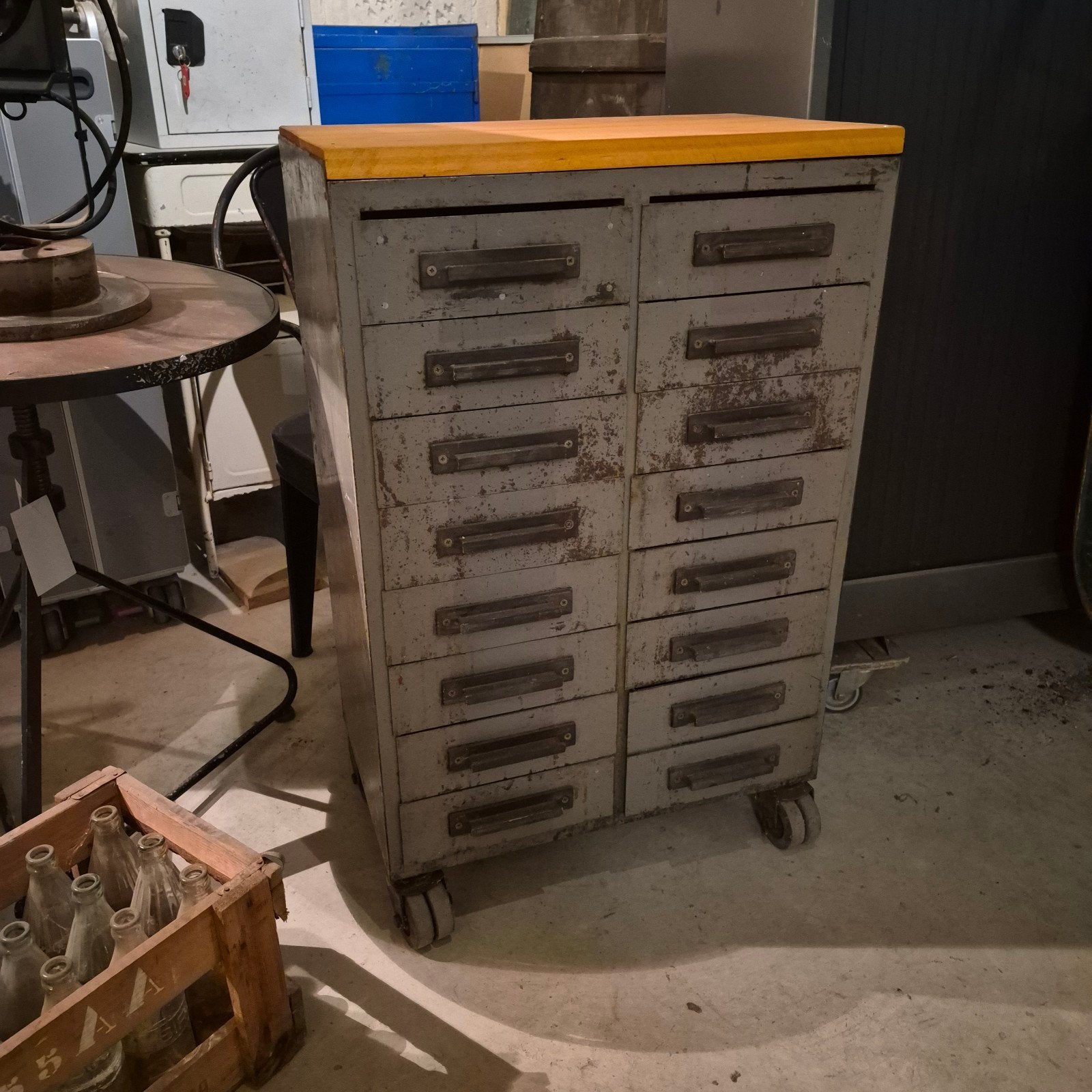 Werkplaats ladenkast, Antiek en Kunst, Curiosa en Brocante, Ophalen