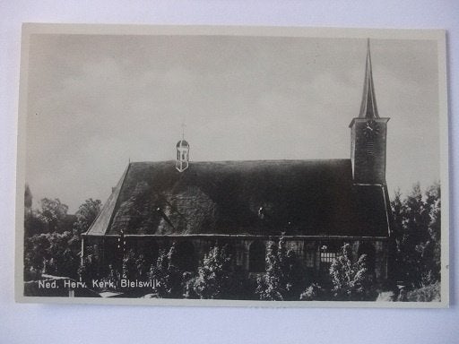 Q08 Bleiswijk - Ned. Herv. Kerk, Verzamelen, Ansichtkaarten | Nederland, Verzenden, 1940 tot 1960, Ongelopen, Zuid-Holland