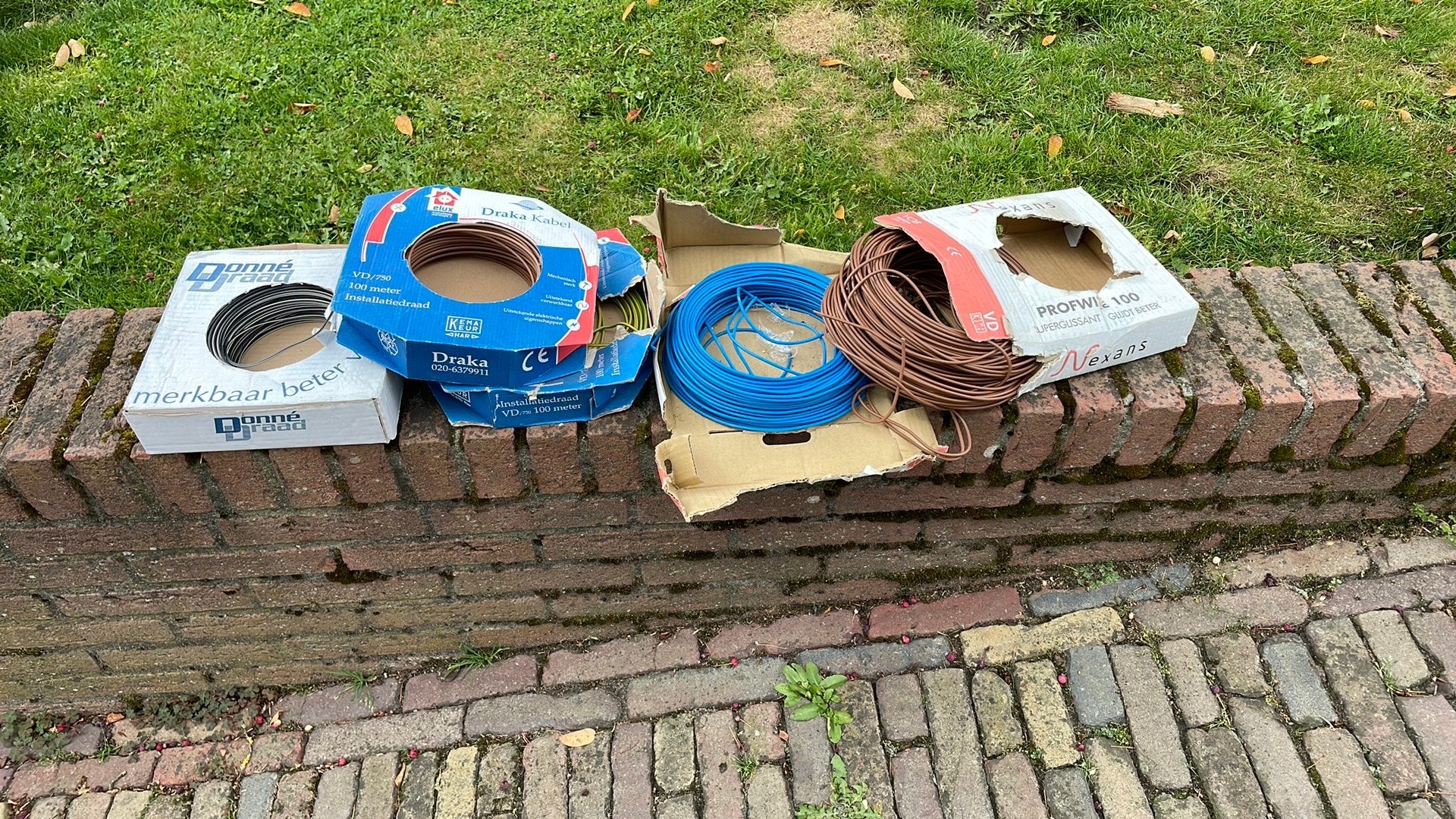 Stroomdraad, Doe-het-zelf en Verbouw, Elektra en Kabels, Ophalen of Verzenden, Zo goed als nieuw, Kabel of Snoer