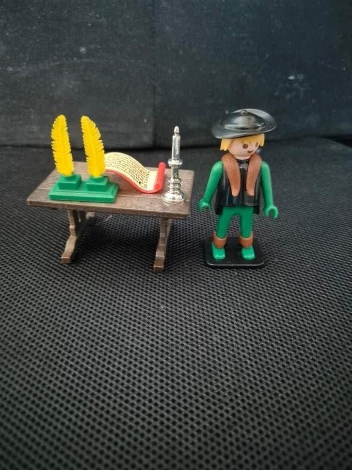 Playmobil 3375 - Schrijver met bureau, Kinderen en Baby's, Speelgoed | Playmobil, Ophalen of Verzenden, Zo goed als nieuw