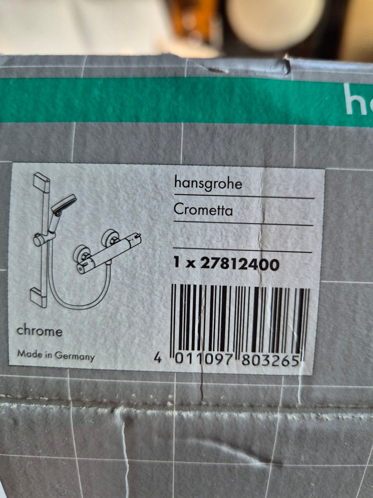 Hansgrohe Crometta Ecostat Doucheset Chroom Nieuw, Ophalen of Verzenden