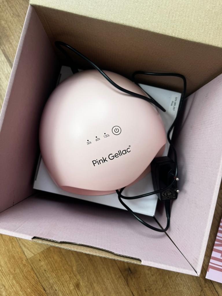 Pink gellak starter kit + 5 colors., Nieuw, Ophalen of Verzenden, Handen en Nagels, Roze