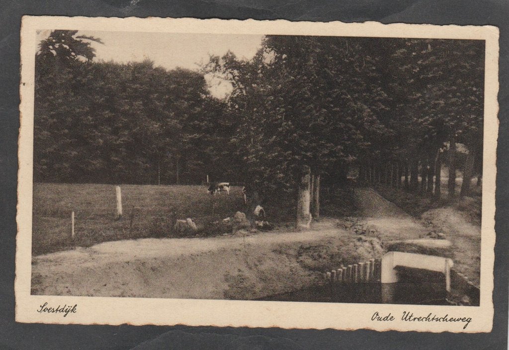 soestdijk  oude utrechtscheweg, Verzenden, 1920 tot 1940, Gelopen, Utrecht