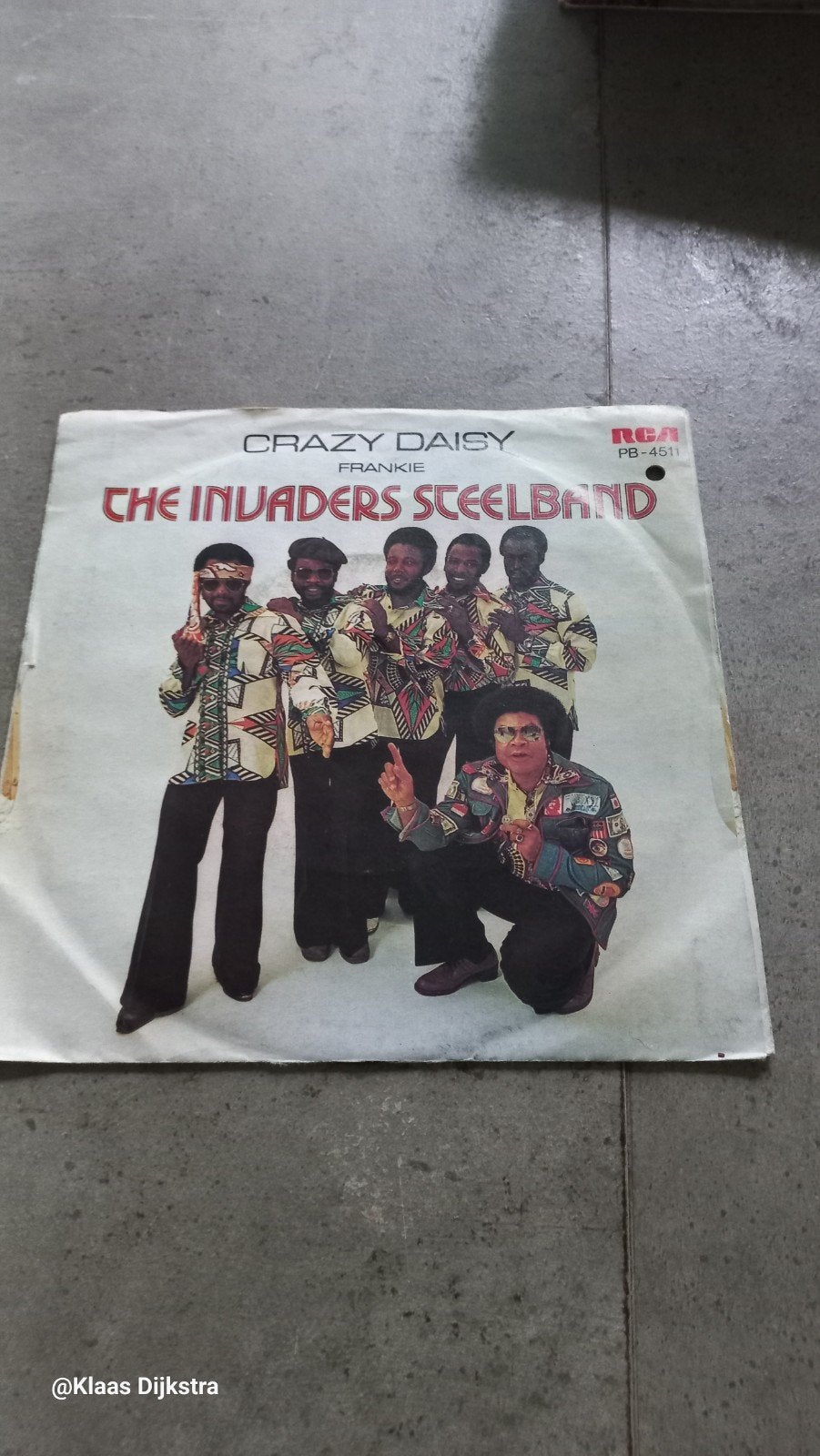 The Invaders Steelband -Crazy Daisy / Frankie (7 inch vinyl), Ophalen of Verzenden, Gebruikt, 7 inch