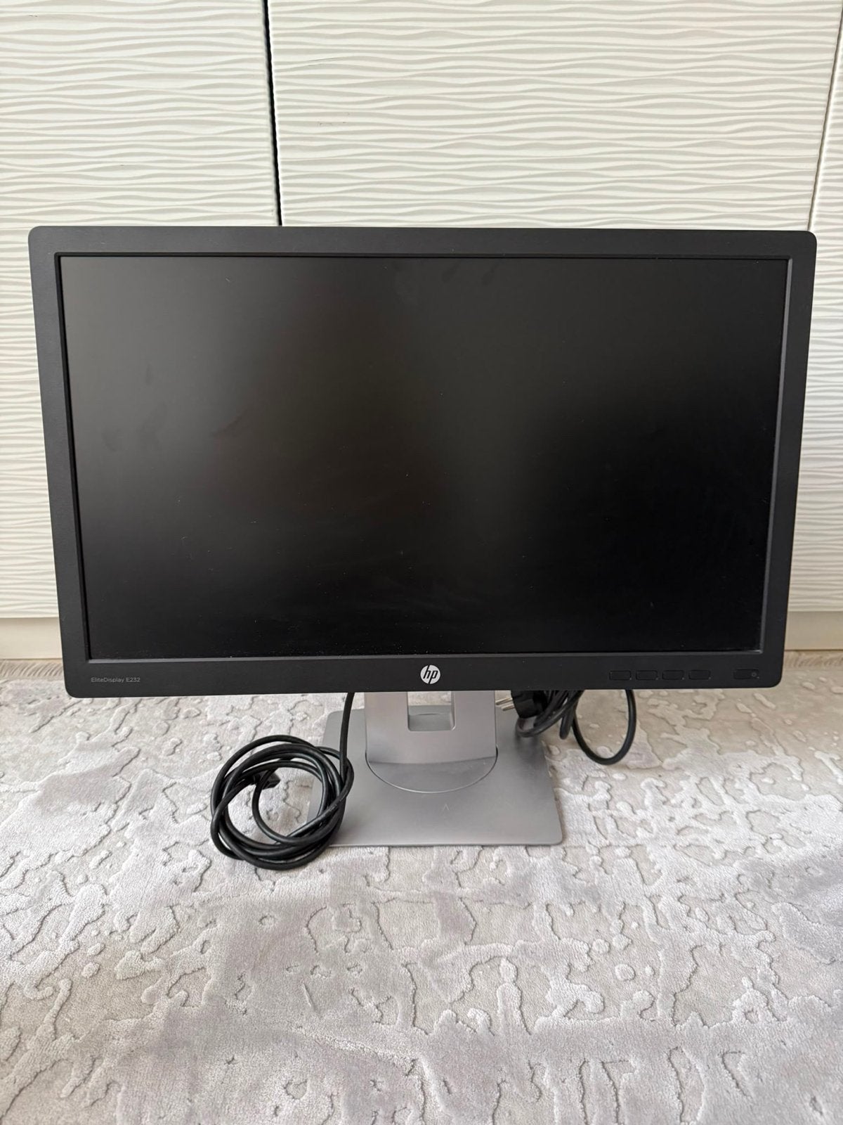 HP EliteDisplay E232 Monitor - Goede staat, In hoogte verstelbaar, Full HD, Ophalen of Verzenden, Zo goed als nieuw