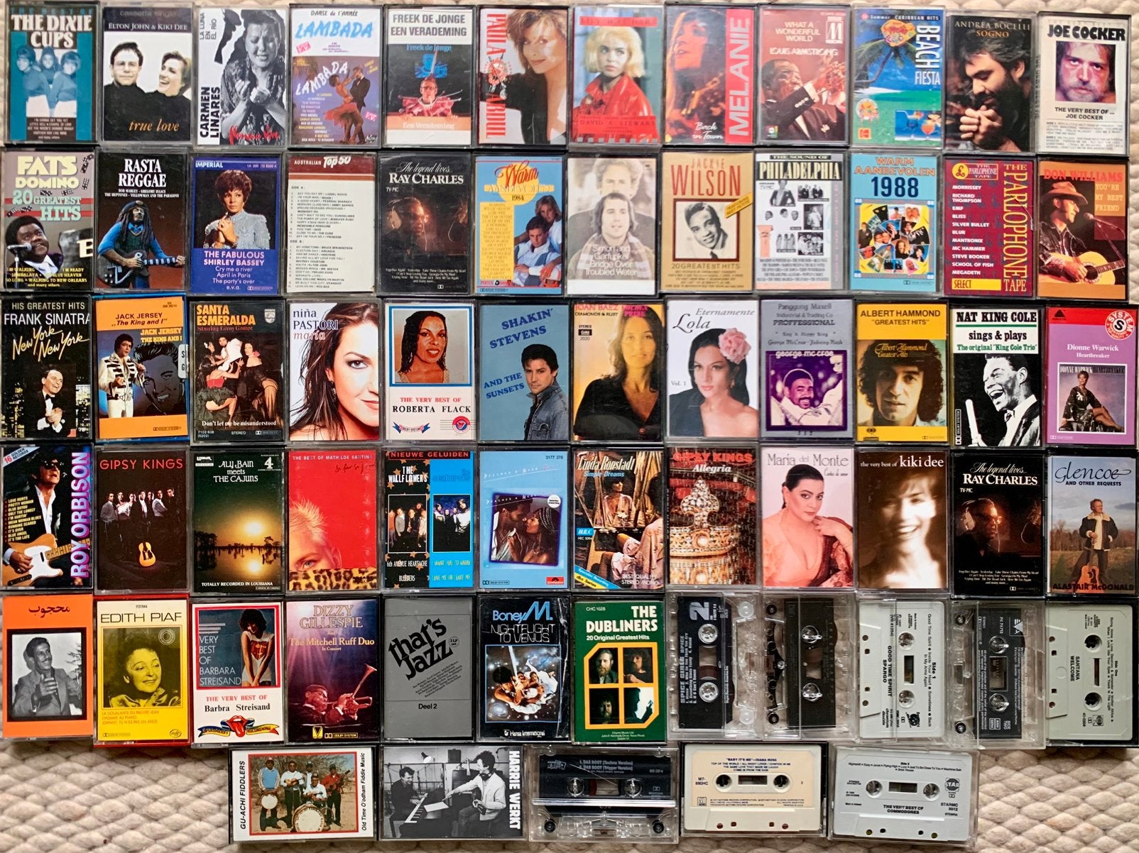 Muziekcassettes pop soul blues fado top 40 hits verzamelaars, Cd's en Dvd's, Cassettebandjes, Gebruikt, Origineel, Pop, 2 t/m 25 bandjes