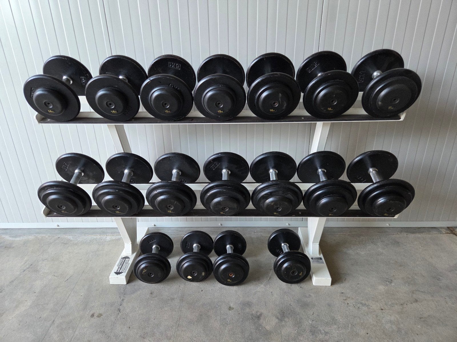 professionele Dumbells gewichten in nette staat, Sport en Fitness, Fitnessmaterialen, Ophalen, Zo goed als nieuw, Dumbbell