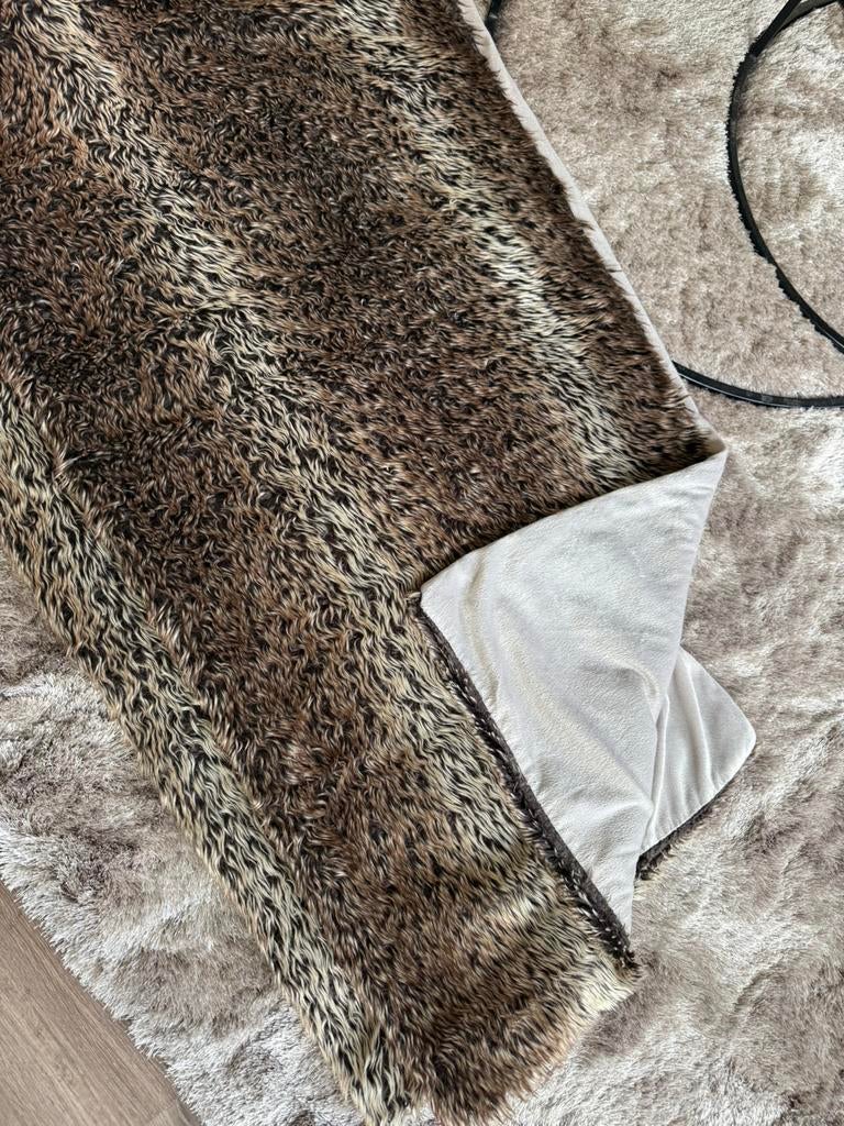 Plaid, Huis en Inrichting, Woonaccessoires | Plaids en Woondekens, Ophalen, Zo goed als nieuw