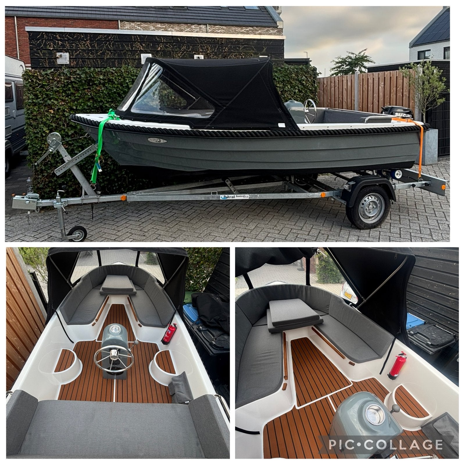 Valory 440 Sloep Z.G.A.N (2021) incl trailer 15pk Suzuki, Watersport en Boten, Sloepen, 15 pk, Ophalen of Verzenden, Zo goed als nieuw