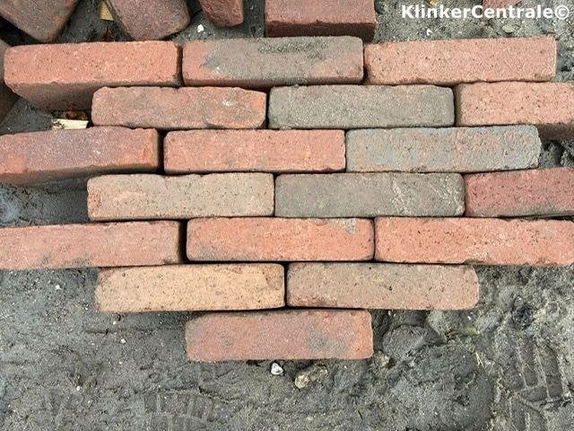 100m2 rood brons gebakken klinkers straatstenen waaltjes 5-d, Bij dit gebruikte product niet te achterhalen, Gebruikt, Verzenden