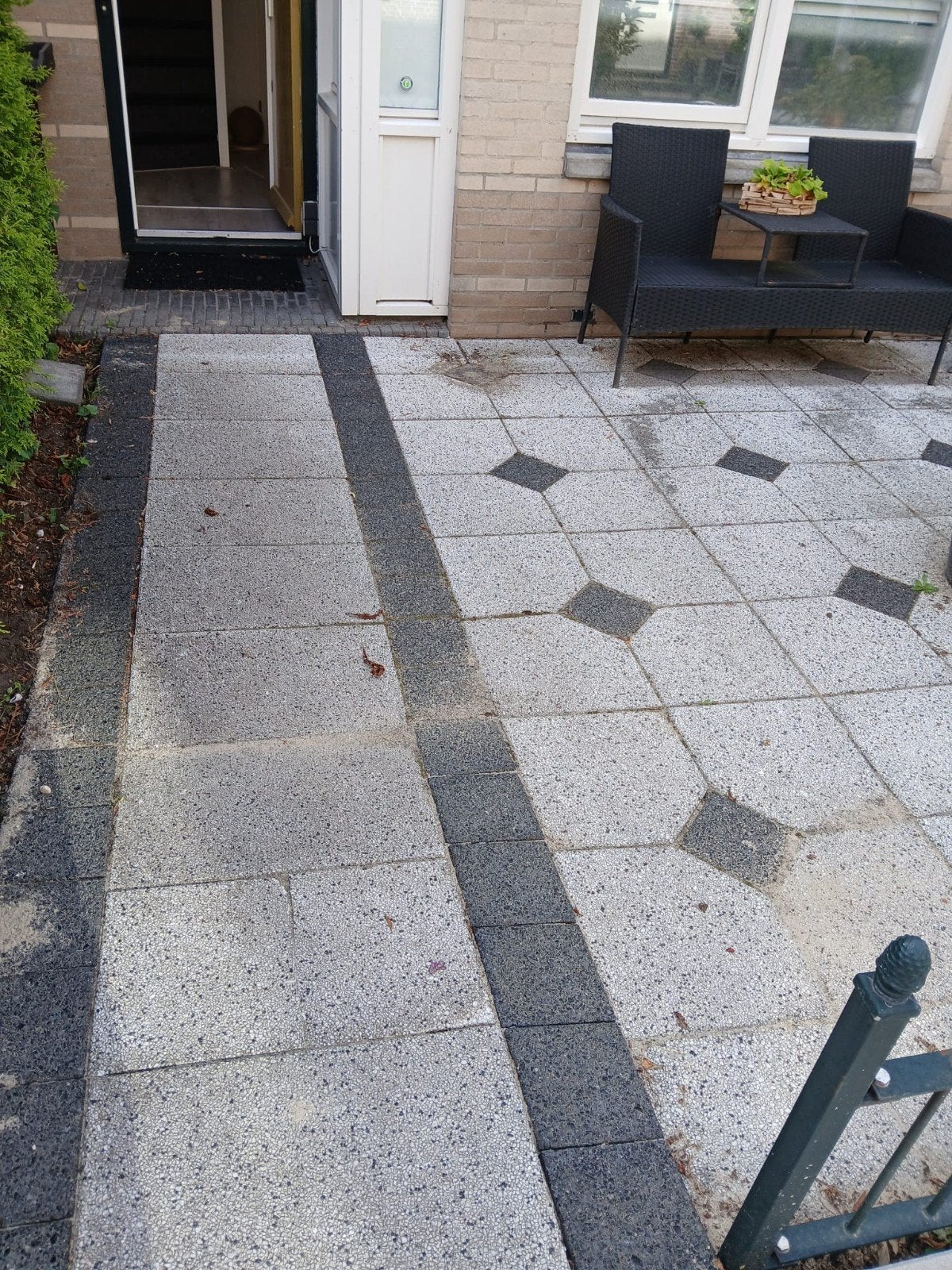 Tuintegels(grint), Ophalen, Gebruikt, Beton, Terrastegels