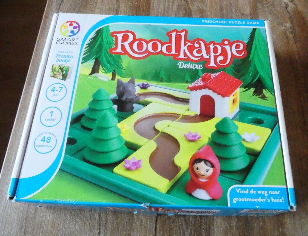 SmartGames - Roodkapje de luxe vanaf 4 jaar., Ophalen of Verzenden, Zo goed als nieuw, Puzzelen