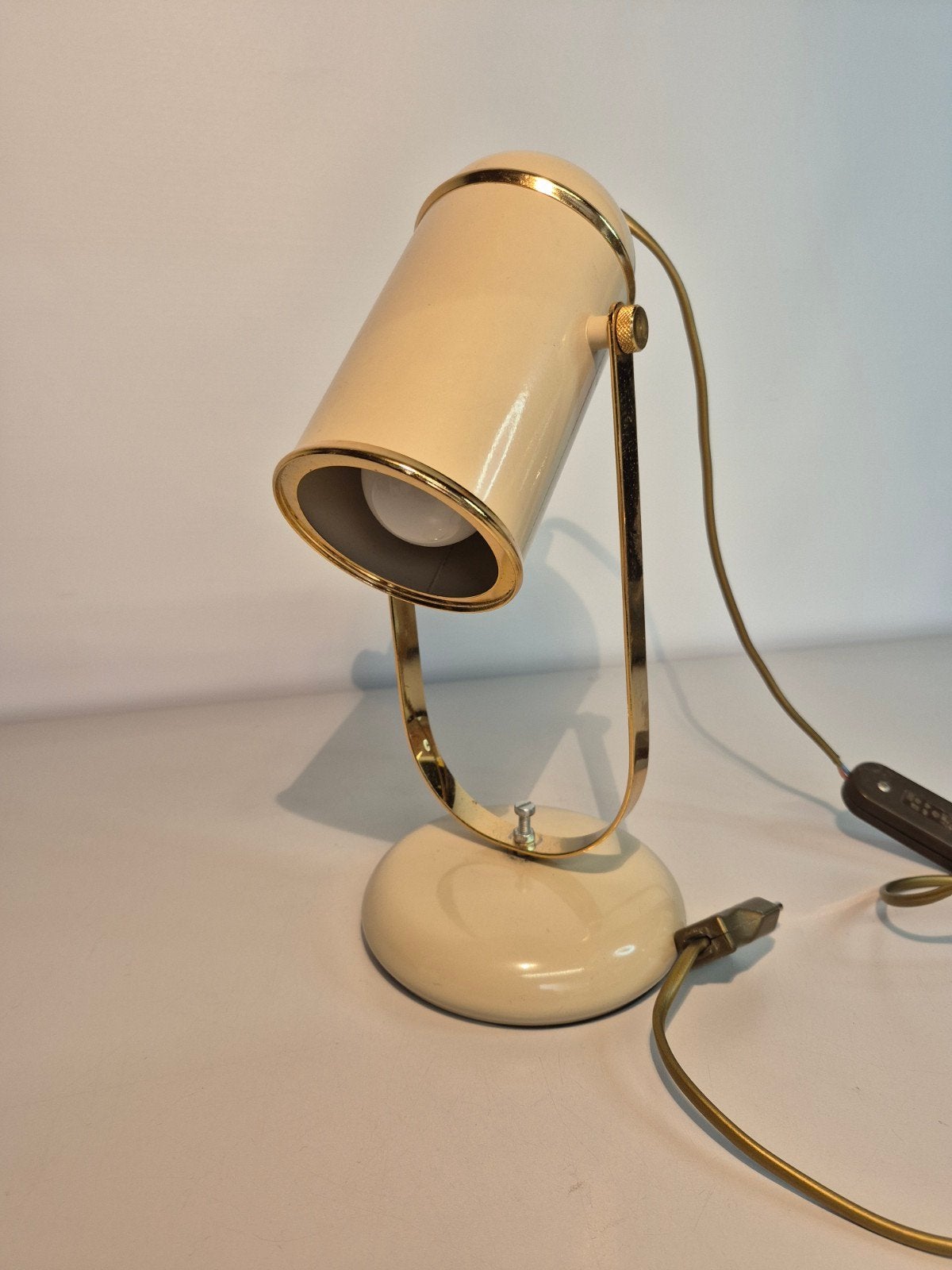 Mooie vintage tafellamp of bureaulamp, Ophalen of Verzenden