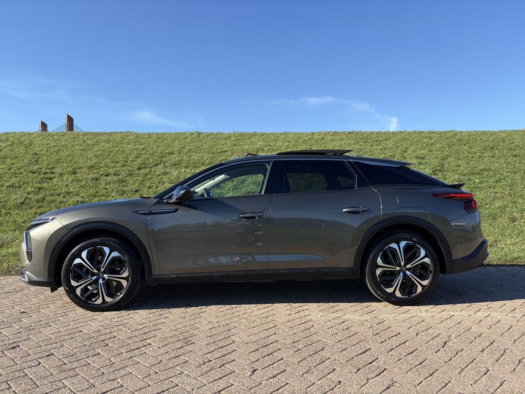 Citroën C5 X 1.6 Plug-in Hybrid 225 Max Leder | Stoel- & St, Auto's, Citroën, Gebruikt, Zwart, 4 cilinders, Leder