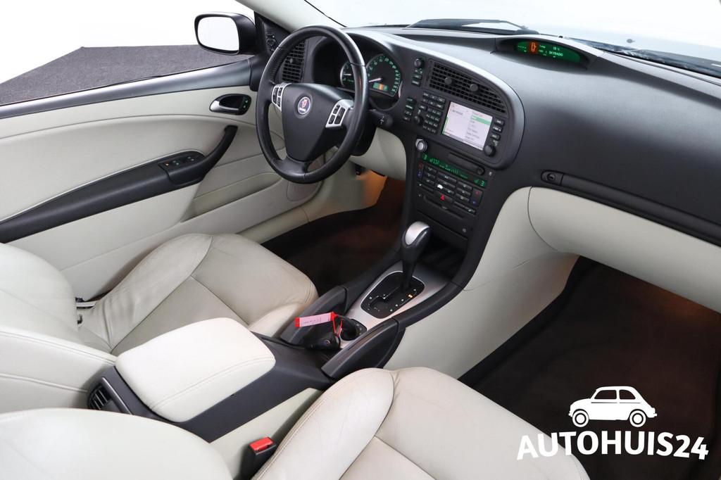 Saab 9-3 Cabrio 1.8t Vector Automaat XENON|NAVI|PDC|LEDER, 1998 cc, Beige, 4 stoelen, Zwart