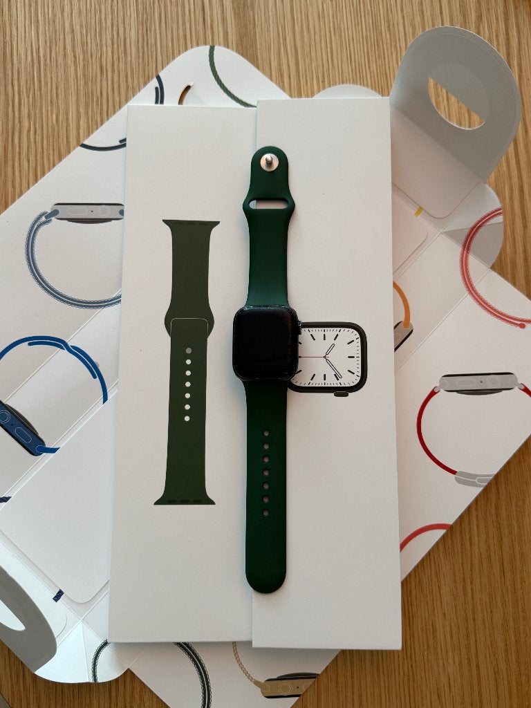Apple Watch Series 7 GPS + Cellular 41mm Green | Gebruikt, Gebruikt, Apple Watch ⌚️, IOS, Ophalen of Verzenden