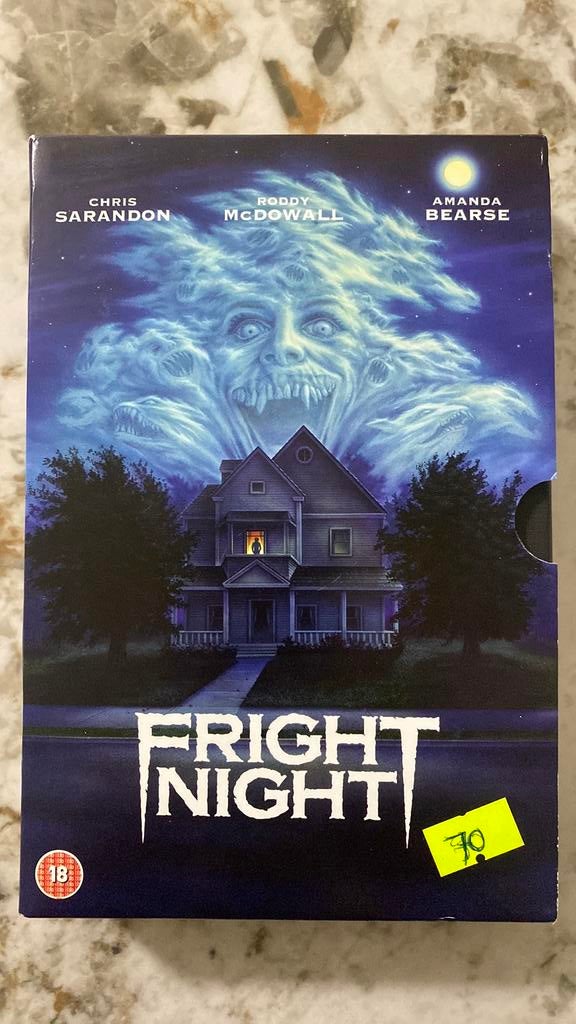 Fright night blu ray limited edition VHS box, Ophalen of Verzenden, Zo goed als nieuw, Horror
